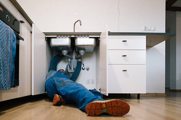 Professional Emergency Plumber technician working in Crawfordsville, IN